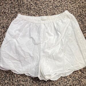 a new day Women's High Waist White Shorts